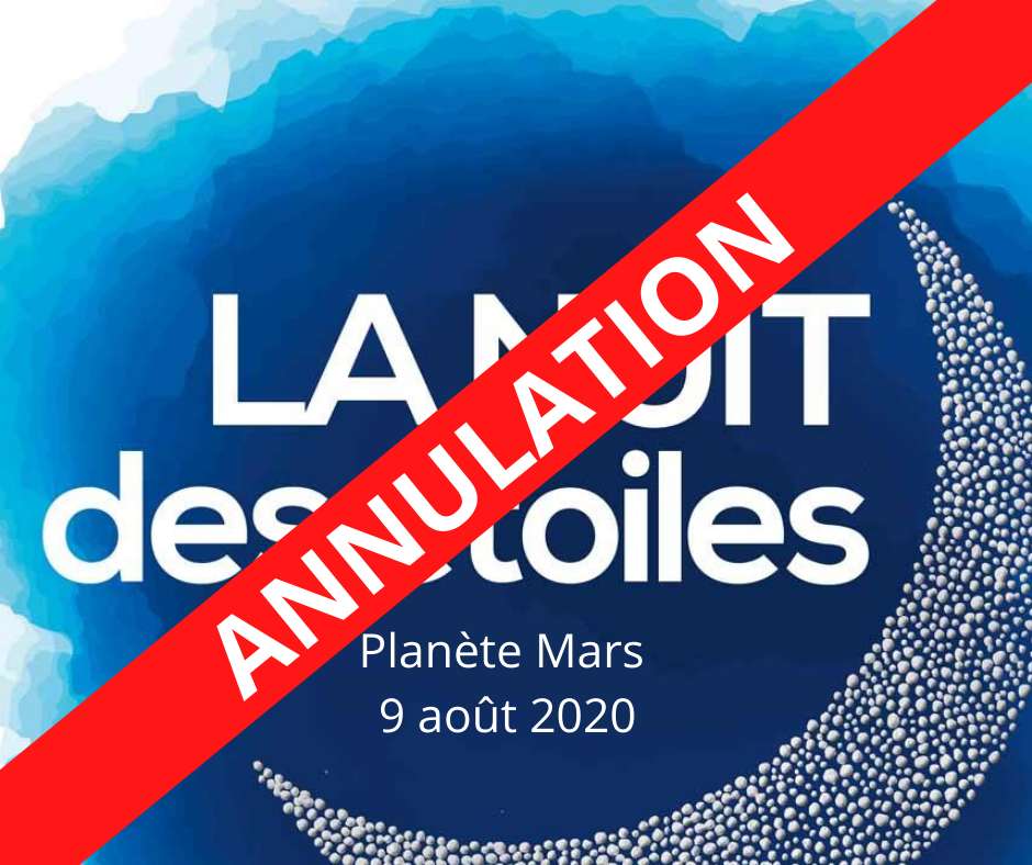 Annulation - Nuit des étoiles 2020